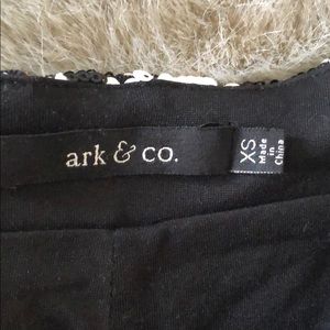Ark & Co Shorts - Black and white sequin shorts Ark & Co Shorts - Black and white sequin shorts